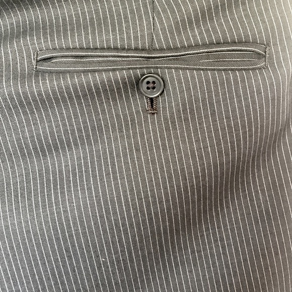 Calvin Klein 3 Piece Suit - Dark Grey Pinstripe - Picture 11 of 12